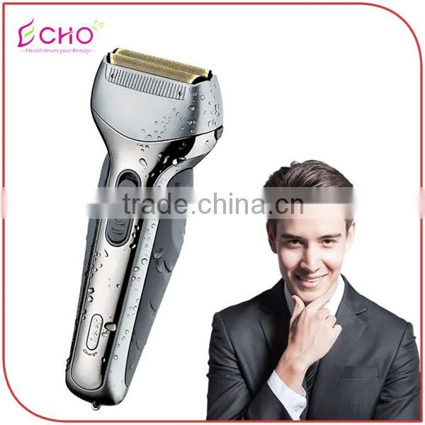 Electric Rechargeable Double Blade Waterproof Men's Shaver Trimmer