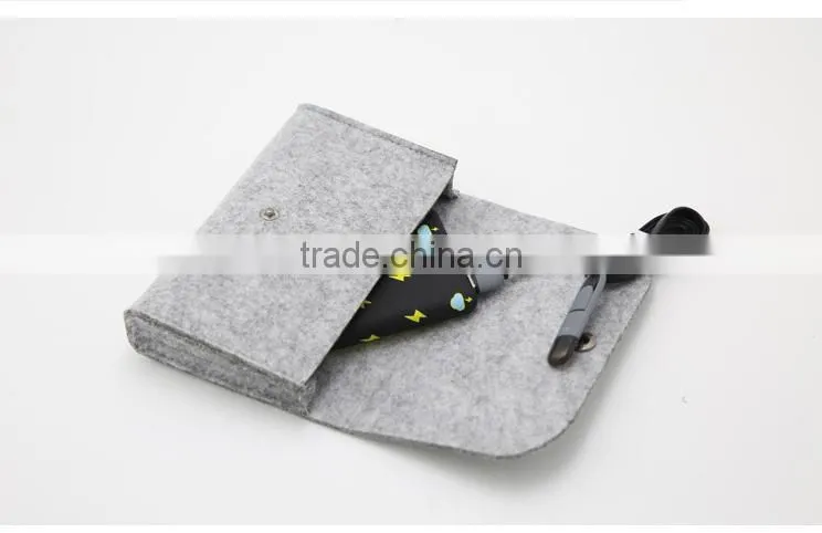 new key chain purse, felt material, key cases car charger, mobile power charging treasure pouch, universal digital accessories