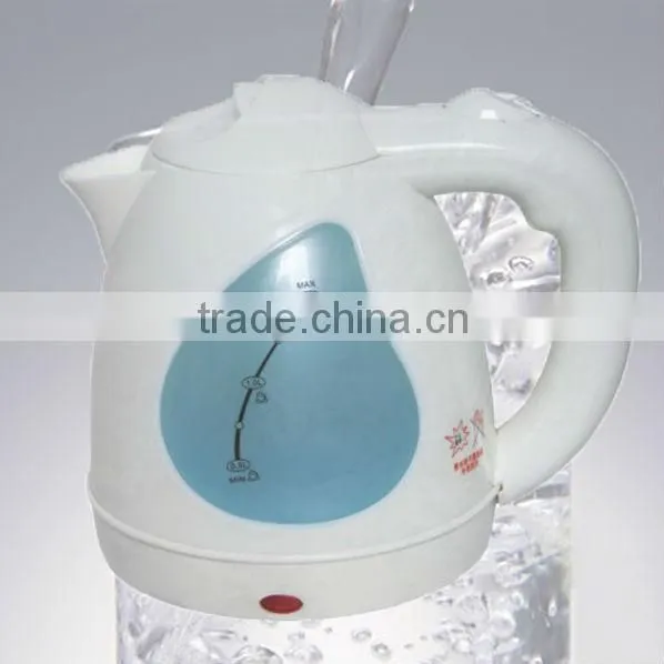 1.5L Kitchen items elegant plastic water level indicator electric canteen