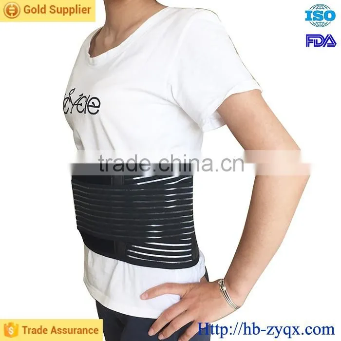 Black Weight loss heating warm waist trimmer belt