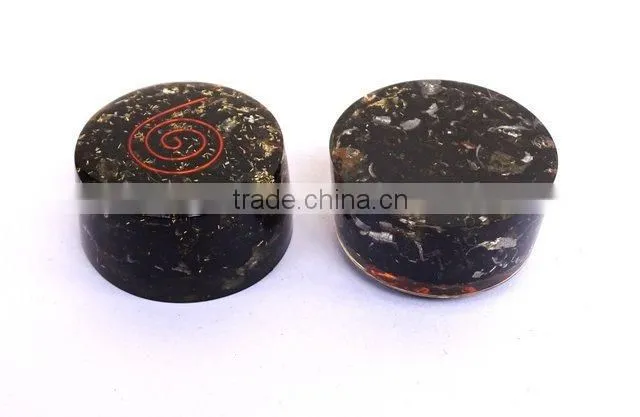 Black Tourmaline Stone Orgonite Tower Buster
