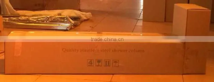 bathroom product massage stainless steel shower column Y-057