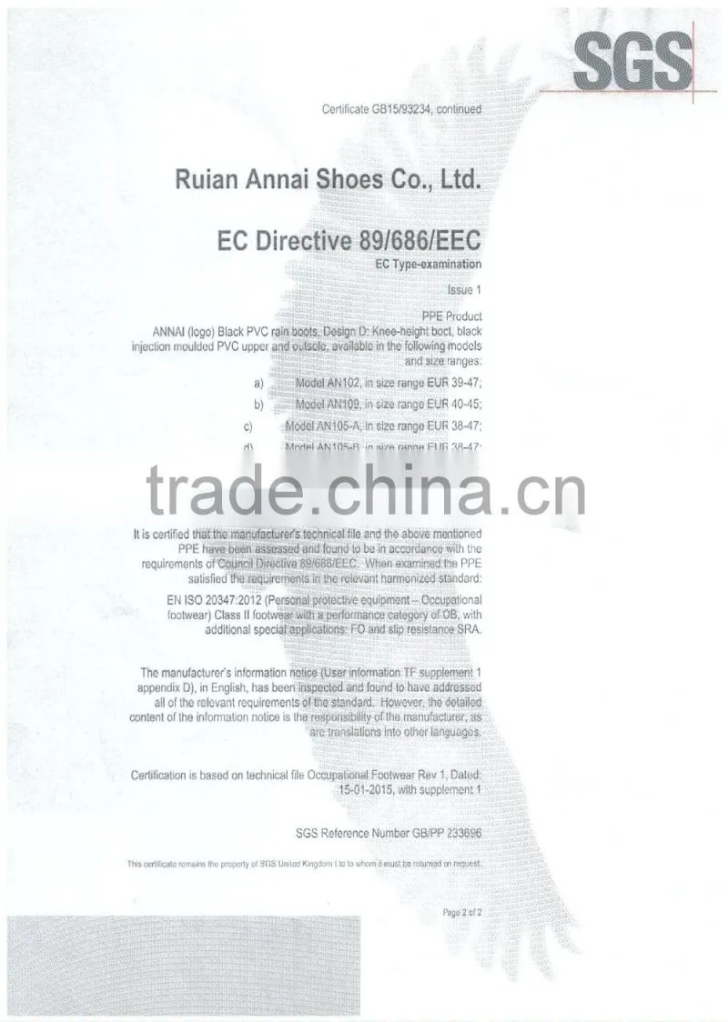pvc gum boots without steel toe,wellington boots,rain shoes