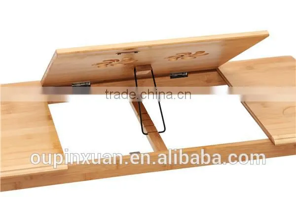 2014 newest product portable bamboo laptop desk ,Stretchable study table