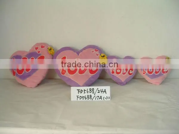 beautiful customized soft plush stuffed spotty dog animal toy with embroidered bone pillow&silk bowtie for valentine day