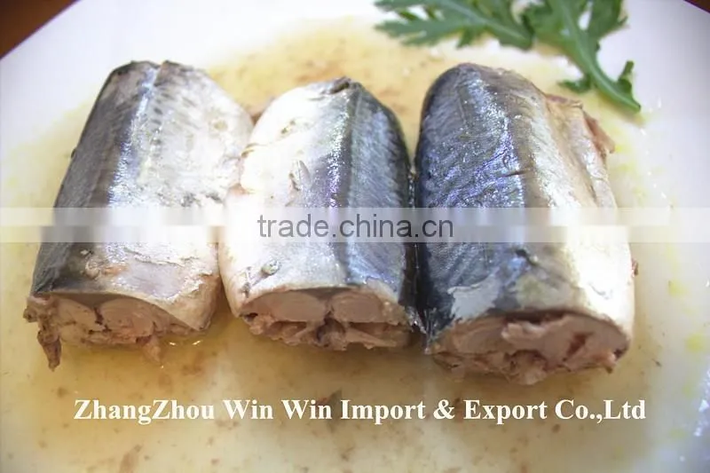 manufacturer canned jack mackerel in natural oil for Chile
