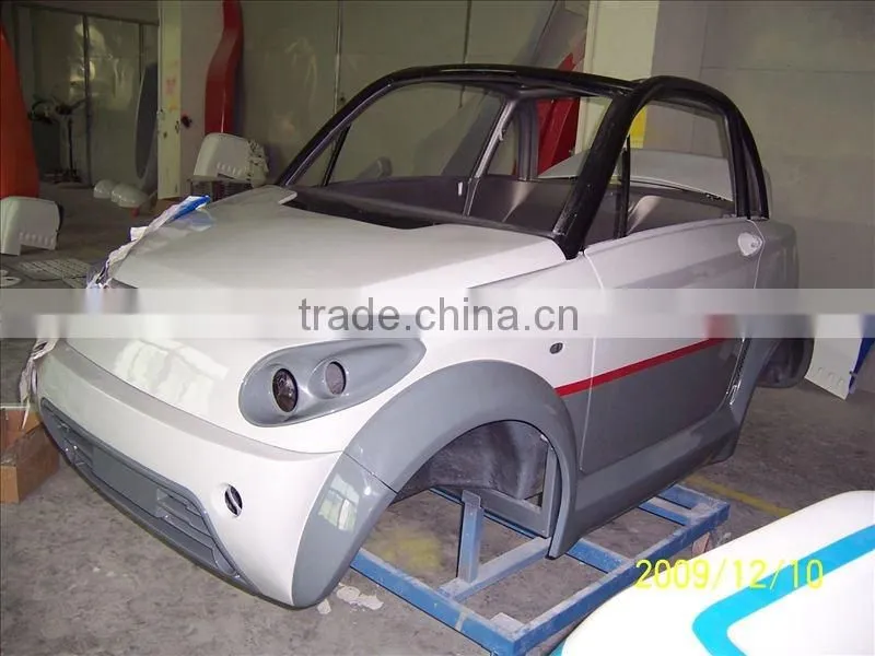 Fiberglass Car Statue for Amusement Park FRP Smart Car