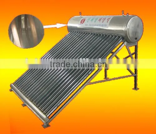 coil copper pipe pressurized solar water heater (direct solar system)