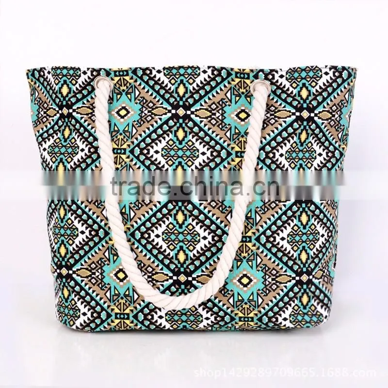 Hot selling cotton canvas tote beach bag bulk