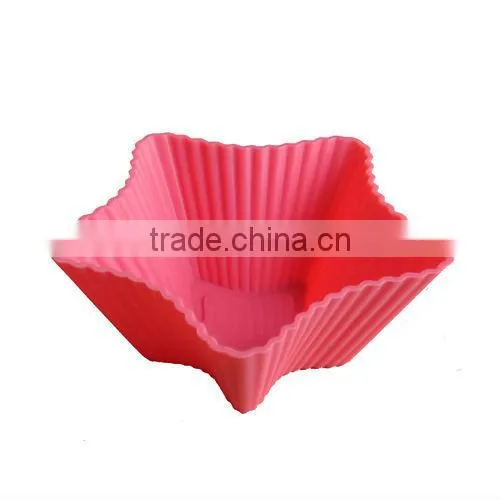 Hot Wholesale Star Shaped Silicone Cake Mould for Baking