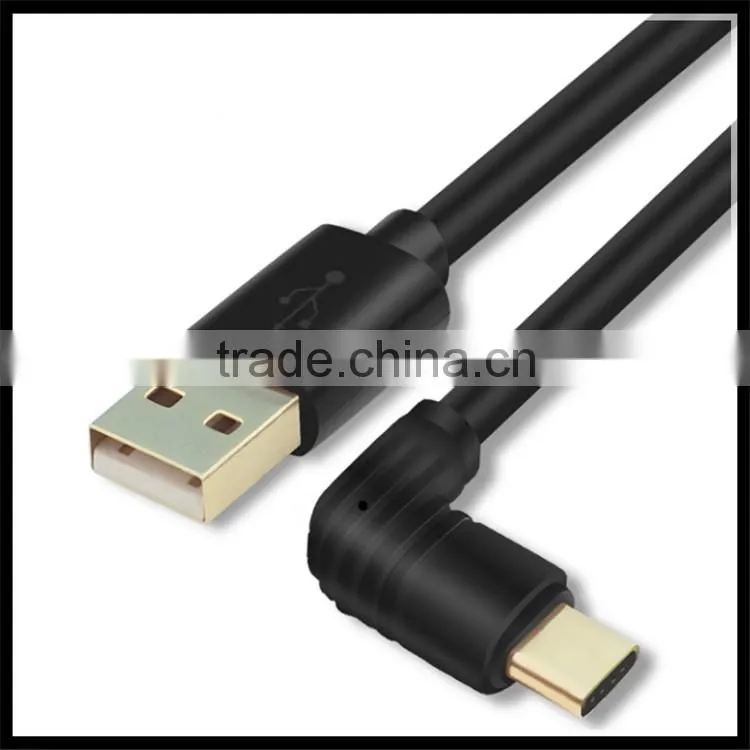 2016 Latest hot selling Usb 2.0 Vertical Type C data cable For Letv mobile phone