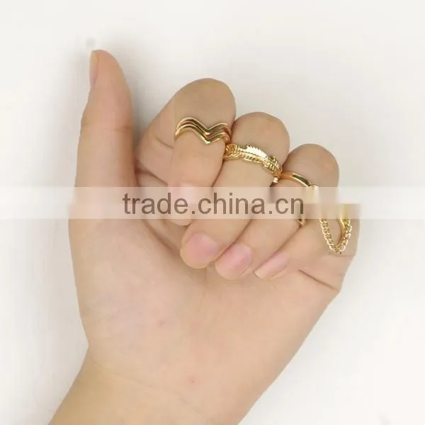 5pcs rings set slave rings jewelry, fashion rings jewelry