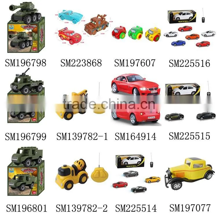 Plastic air pressure racing car toy