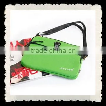 zipped softy Eco-friendly Neoprene bag for Ipad mini with handle