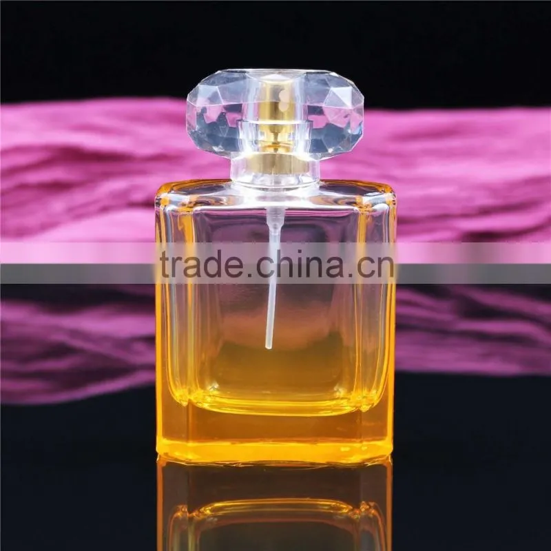 purple fancy high end glass bottles for perfume