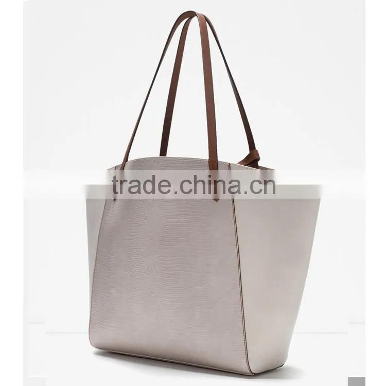 Big shopping bag woman composite bag easy match mother and child tote handbag