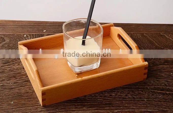 new design wood trays with handle