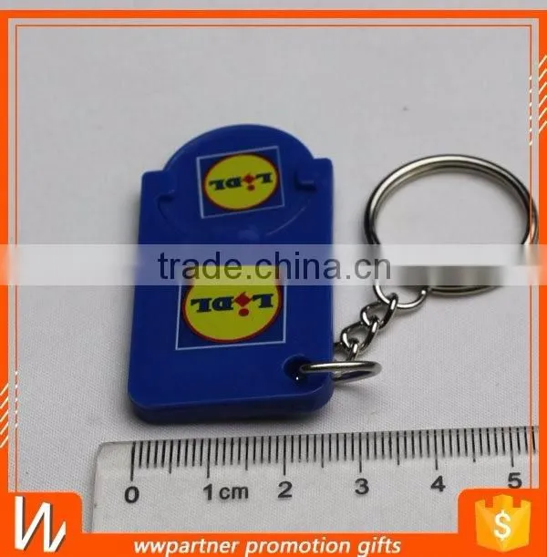 Custom Shopping Cart Token Free Plastic 2.3 cm Coin