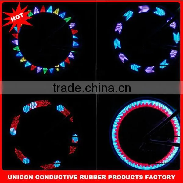 2014 Newest design super bright led light bike silicone led bike light silicone rubber bike light12 kinds of diffierent patterns