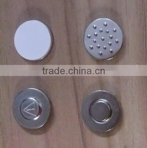 Strong permanent metal magnetic name badge