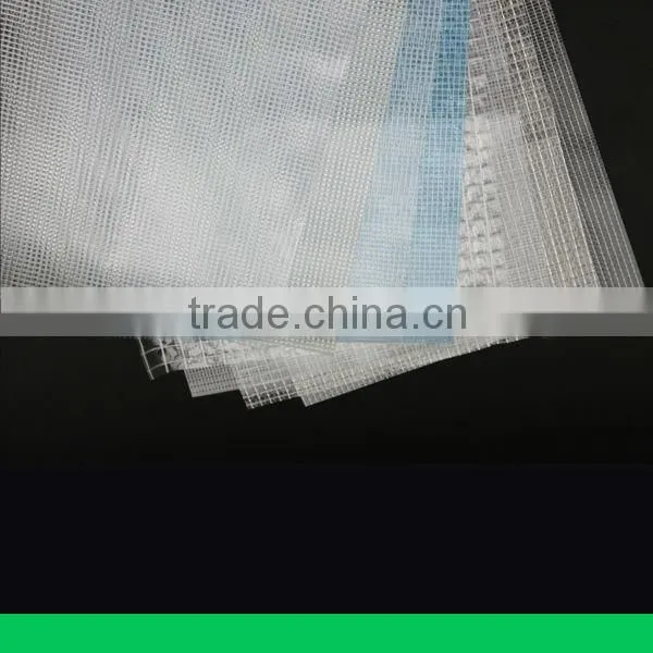 flame-resistant,cold-resistant 200*300D PVC Transparent mesh fabric