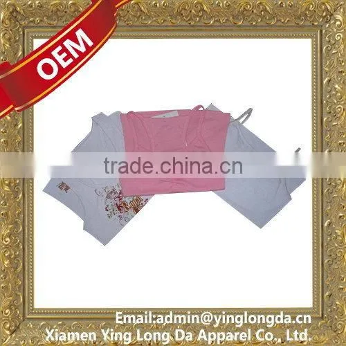 High quality new products spaghetti strap girl vest