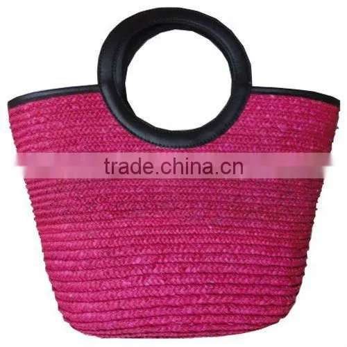 Lady Fashion Handbag For Environment-friendly Straw