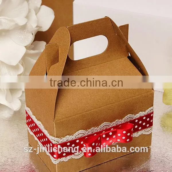 unique pretty small mail paper kraft corrugated box