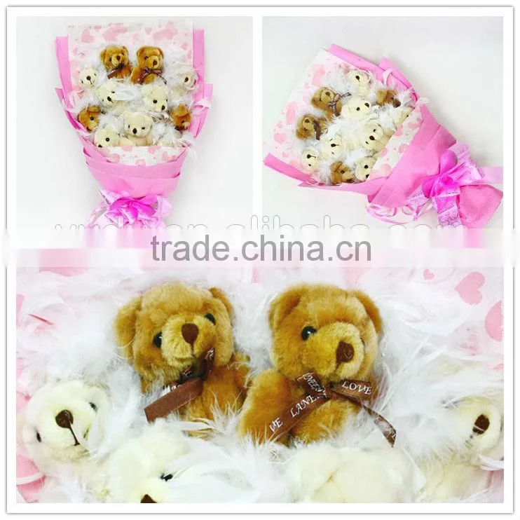 Charming plush toy bouquet novelty valentine gift