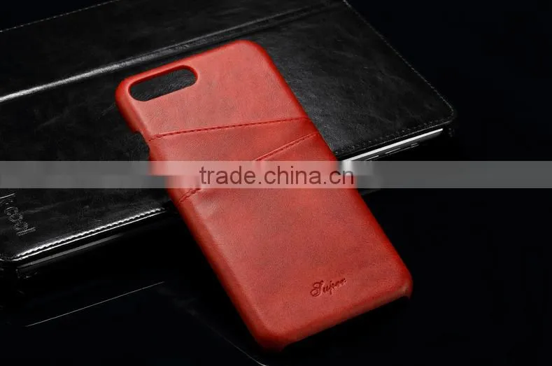 card slot leather case for iPhone 7 & iPhone 7 plus