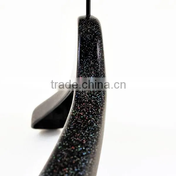 Black Brilliantly Scintillating Plastic Hanger for Boutique Dresses