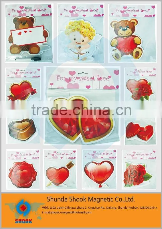 2011 design valentine's day fridge magnet