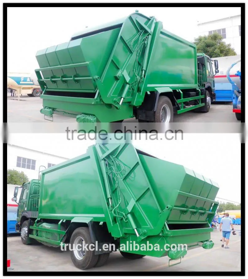 8CBM SINOTRUK Compressed Garbage Trucks for sale 2014