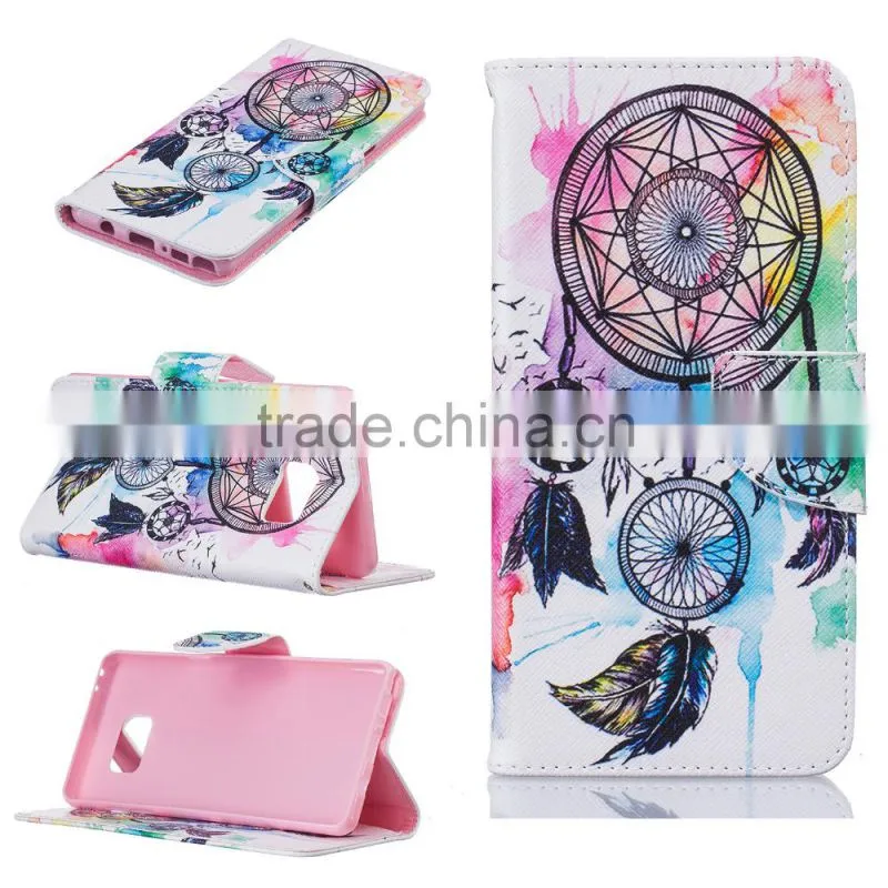 Mobile Phone Case Wholesale Leather Case Cover For Samsung Galaxy Note 7 Cell Phone Case Leather