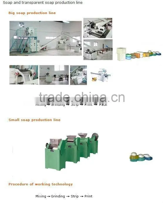 transparent soap making machine
