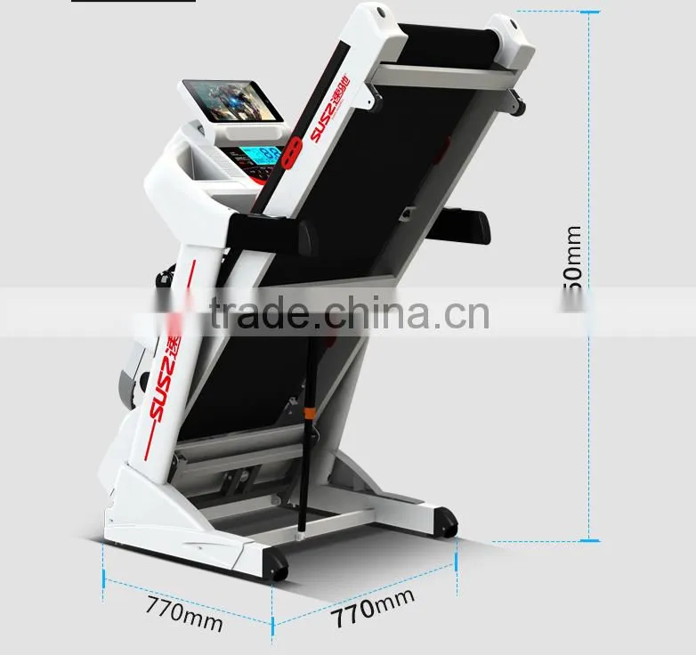 home use treadmill with Max. 130 kg user weight, 16KM speed, 2.5 HP AC /DC motor and auto incline