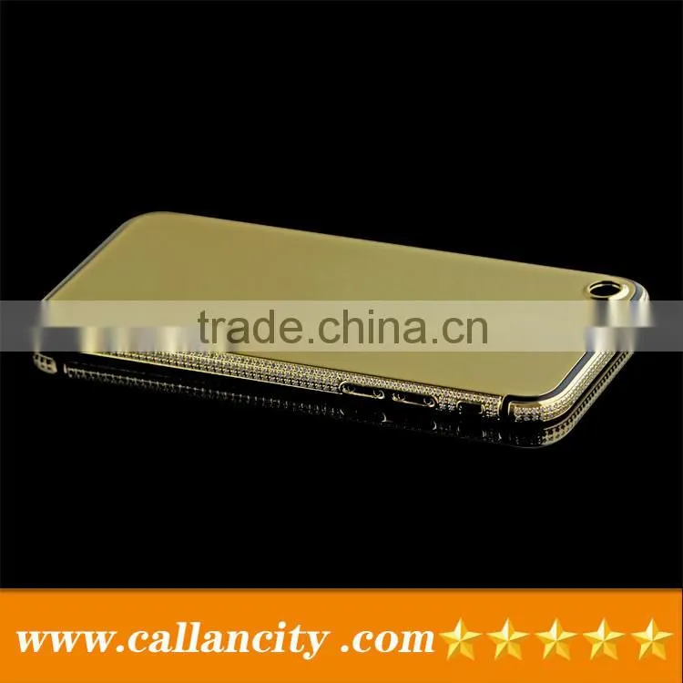 24ct gold crystal housing for iphone 7 with logo