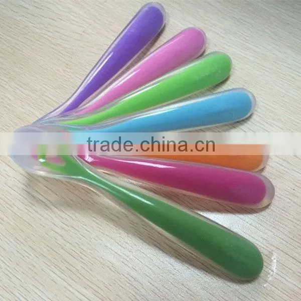 Bottom price hot-sale food grade durable silicone baby spoon