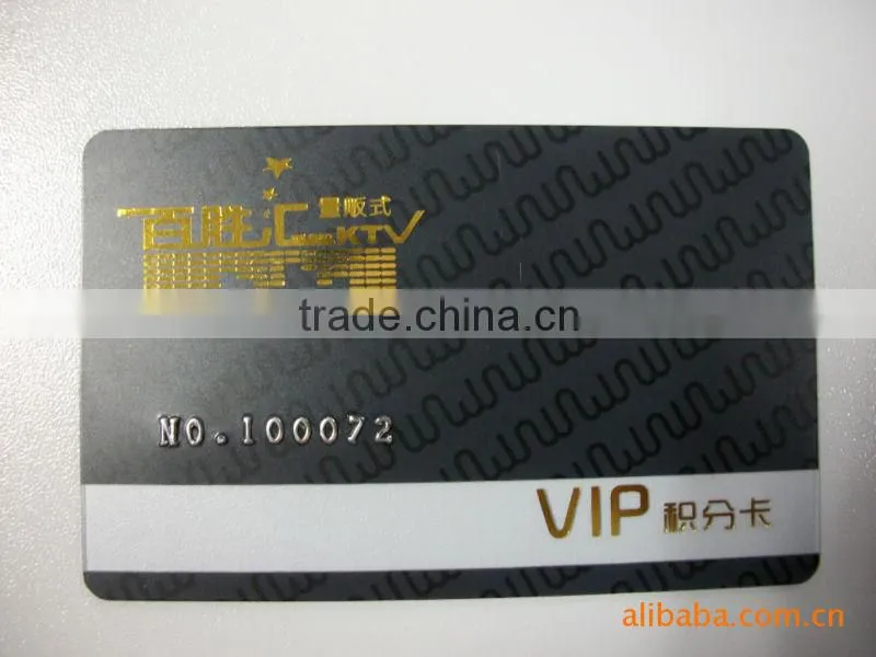 Embossed PVC card with you own deisgn or logo