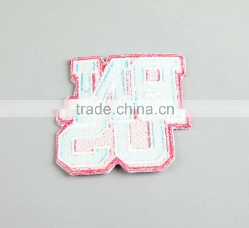OEM Embroidery Overlock Border Machine Woven Badge