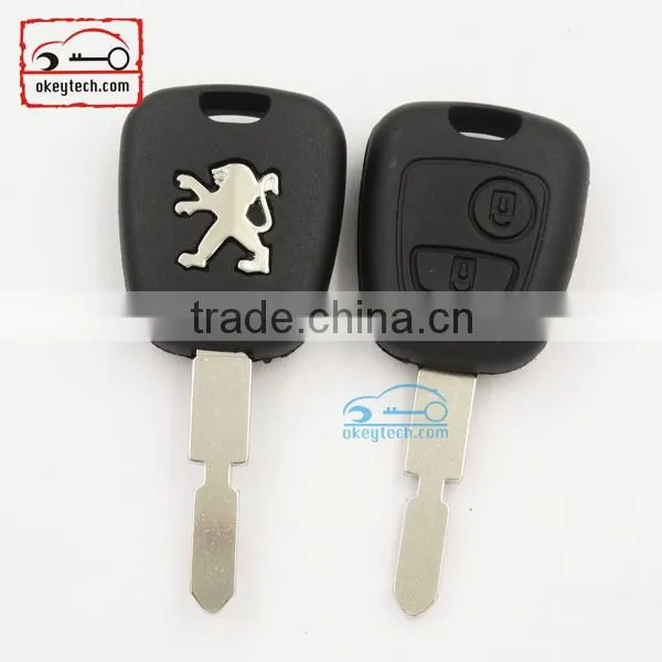 Okeytech car key peugeot 406 key cover with logo