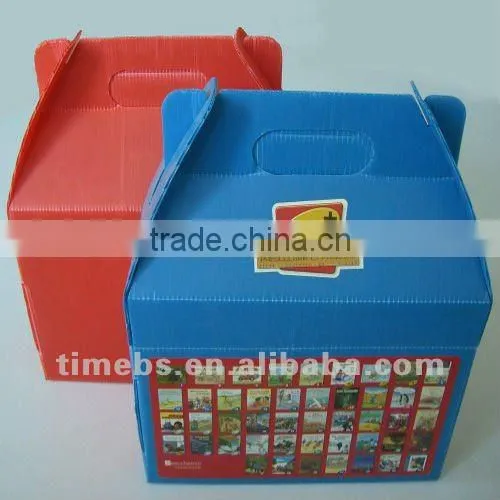 Corrugated plastic briefcase
