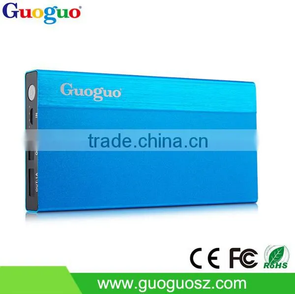 Elegant High Capacity Aluminium Housing Power Bank 8000mah 10000mah