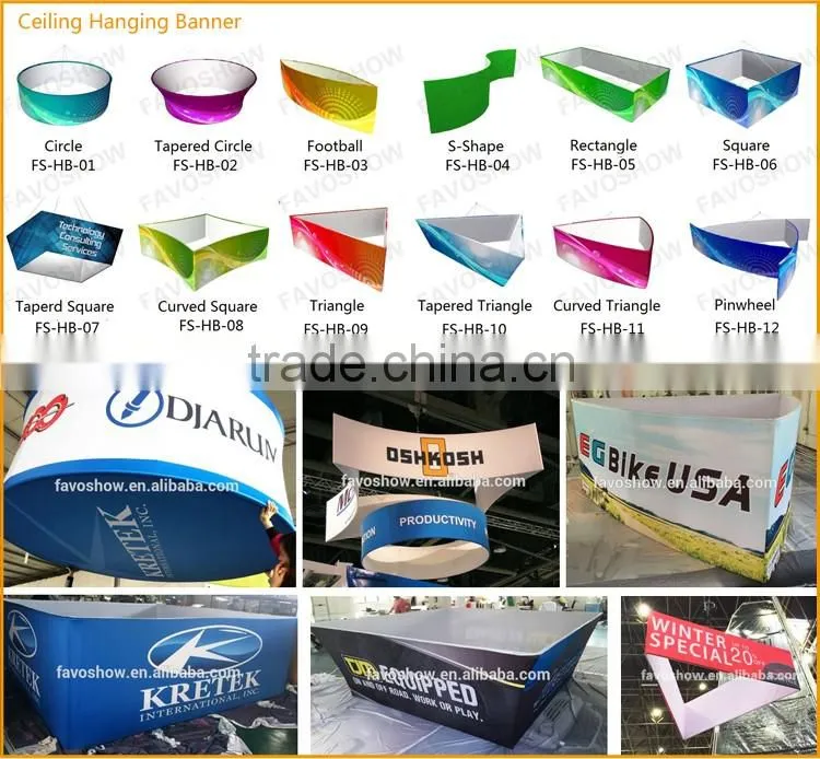 Aluminum And Tension Fabric Display Booth
