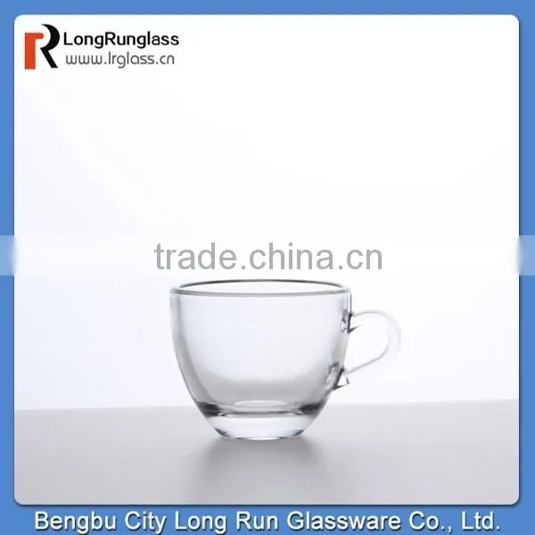 LongRun 2.6oz top grade exquisite crystal glass teacup ,coffee mug,wholesale