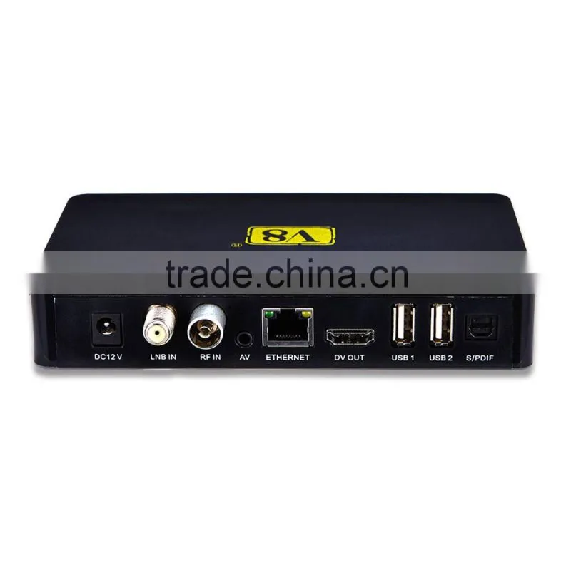 Dual Core OTT IPTV Android TV Box DVB-S2+T2+C 4K Satellite Receiver Bluetooth WiFi 1GB+8GB Amlogic S805 CCCAM Android box