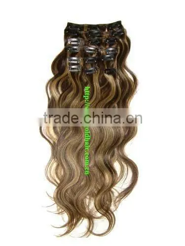 Clips In Hair / Clips On Human Hair Extensions / Clip-in
