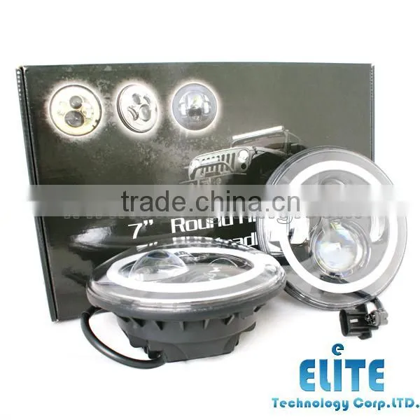 7" round led sealed beam replacement of jeep led headlight for harley
