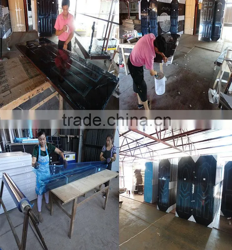 modern style american building supply steel panel door for house