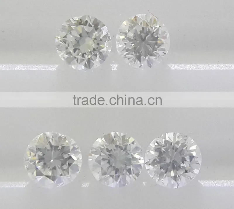 1.4-1.6mm 1cts Lot VS Clarity F Color Natural Loose Brilliant Cut Diamond